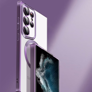 Wozinsky Electroplated Magsafe ümbris jaoks Samsung Galaxy S24 FE - hõbedane