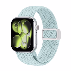Crong Wave Band punutud Apple Watch rihm, 38/40/41/42 mm, mündiroheline