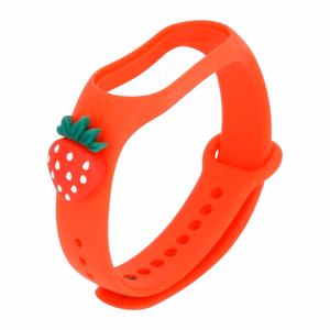 Laste rihm Smart Band M5/M6/M7 punane maasikas