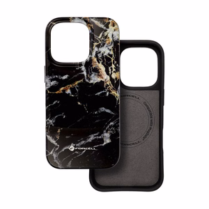 Ümbris jaoks iPhone 15 PRO MAX Forcell F-Protect Mirage compatible with Magsafe Military Drop-Test must marble