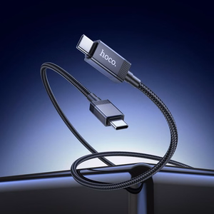 Kaabel USB C to USB C Hoco 3A 60W with display 1 m X118 must