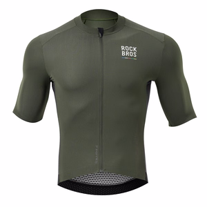 Rockbros 15220004003 ROAD TO SKY men's cycling jersey short sleeve M - green