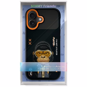 Nimmy Cool&Cute 2.0 Gorilla Ümbris jaoks iPhone 17 - Must
