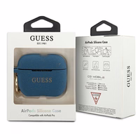 Guess GUACAPSILGLBL AirPods Pro kate sinine/sinine Silikoon Glitter
