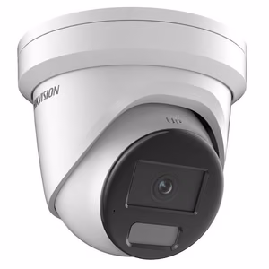 Hikvision DS-2CD2387G2H-LIU 8 MP ColorVu Turret IP Camera, 2.8 mm, White