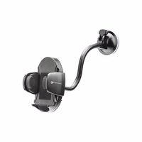 Car phone hoidja Forcell F-Grip Oval 27 cm windshield / dashboard / air vent must