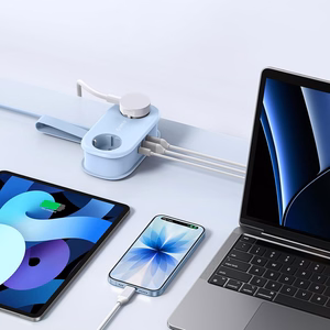 Orico AP3 20W GaN 5in1 Power Strip 2x AC + 2x USB-A + 1x USB-C - Blue