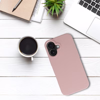 Tel Protect Silicone Premium jaoks Iphone 16 powder