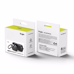 Ringke Onyx MagSafe Ümbris jaoks Samsung Galaxy Buds 3 / 3 Pro - must
