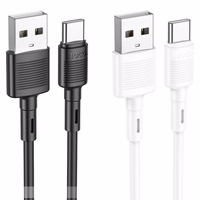 Kaabel USB A to USB C Hoco 3A 1 m X83 valge