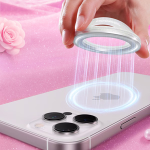 Joyroom JR-ZS500 Magnetic Ring Compatible with MagSafe Hoidja - valge