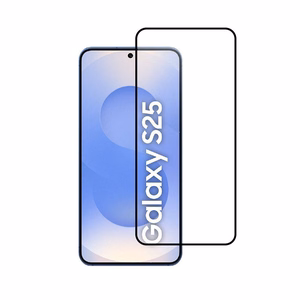 Закалённое стекло для Samsung Galaxy S25 PLUS / S25 EDGE (full glue / case friendly) Blue Star 5D чёрное