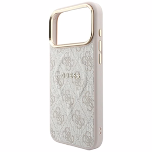 Guess Embossed 4G Classic MagSafe ümbris mudelile iPhone 17 Pro / 18 Pro – värv: roosa