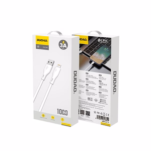 Кабель Dudao USB / Lightning 3A 1м белый (L2L 1m white)