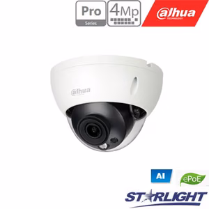 Dahua IPC-HDBW5442R-ASE 4 MP WizMind Network Dome Camera, 2.8 mm