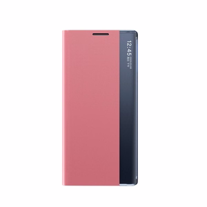 Чехол New Sleep Case с откидной крышкой и подставкой для Samsung Galaxy S25 Edge - розовый