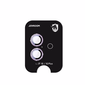 Защитное стекло Joyroom JR-MSJ0275 для объективов iPhone 16/16 Plus - розовое