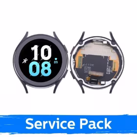 LCD ekraan ühilduv Samsung R910 Watch 5 44mm raamiga / Graphite / (Service Pack)