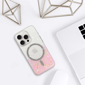Tel Protect Moonlite Magsafe Ümbris jaoks Iphone 17 roosa clear