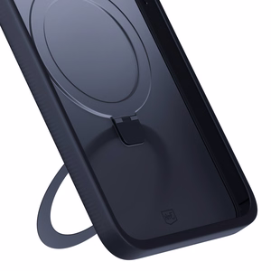 3mk Smoke Ümbris Mag&Stand jaoks Apple iPhone 15 plus - must