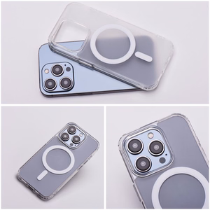 FROST MAG COVER Ümbris compatible with MagSafe jaoks IPHONE 15 Pro frozen läbipaistev