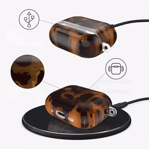 Tech-Protect Lamano Чехол для AirPods Pro 1 2 чёрно-коричневый