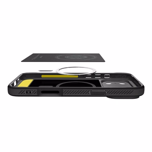 SPIGEN ümbris RUGGED ARMOR MAG compatible with MagSafe jaoks IPHONE 17 Pro Max matt must