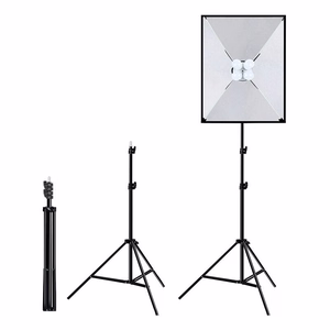 Puluz студийный комплект софтбокс 50x70cm, штатив, LED лампы 4 шт. PU5071EU