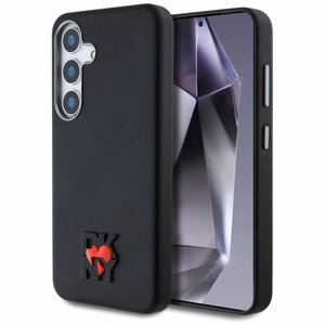 DKNY Leather Heart of NY Ümbris jaoks Samsung Galaxy S25 - Must