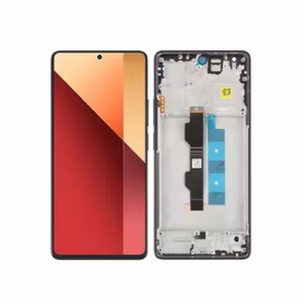 LCD ekraan ühilduv Xiaomi Redmi Note 13 Pro 4G / M6 Pro 4G raamiga / Midnight Black / HQ