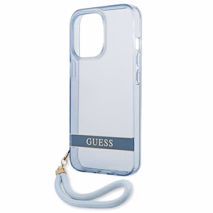 Guess GUHCP13LHTSGSB iPhone 13 Pro / 13 6,1 "sinine / sinine hardcase Translucent Stap