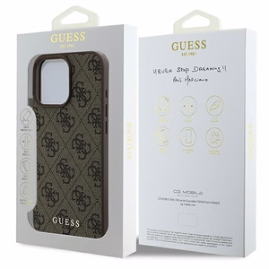 Guess 4G Classic iPhone 16 Pro Max Ümbris - Brown
