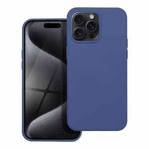SILICONE case jaoks IPHONE 15 Pro Max sinine