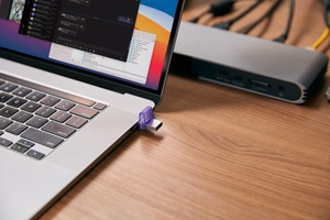 Kingston Technology DataTraveler microDuo 3C USB mälupulk 64 GB USB Type-A / USB Type-C 3.2 Gen 1 (3.1 Gen 1) lilla, roostevaba teras