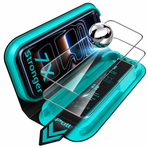 ESR UltraFit Armorite 2 karastatud klaasi komplekt mudelitele iPhone 18 Pro / 17 Pro, must