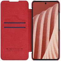 Nillkin Qin nahast ümbris Samsung Galaxy A73-le punane