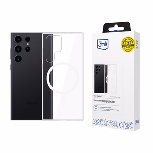3mk Clear MagCase ümbris Samsung Galaxy S23 Ultra - läbipaistev