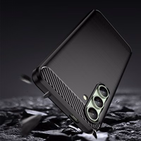 Carbon Ümbris jaoks Samsung Galaxy S24 FE - must