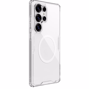 Nillkin Nature TPU Pro Magnetic Ümbris with MagSafe jaoks Samsung Galaxy S25 Ultra - valge