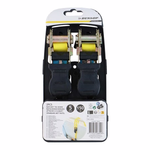 Dunlop põrkmehhanismiga koormarihmad, 5 m, 150 kg, 2 tk