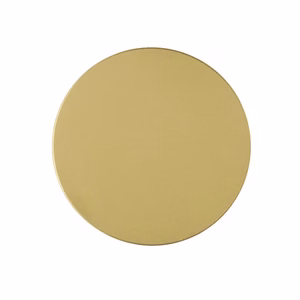 Metal plate jaoks magnet holders - round 40mm kuldne