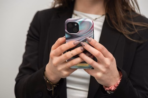 Ümbris jaoks iPhone 15 PLUS Forcell F-Protect Mirage compatible with Magsafe glow