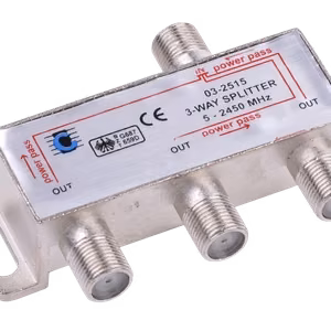 3 väljundiga signaalijagur, 5–2450 MHz