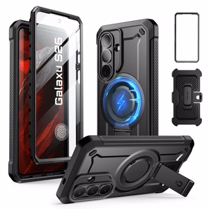 Supcase Unicorn Beetle Pro Mag MagSafe 2-komplektne ümbris Samsung Galaxy S26+ Plus jaoks - must