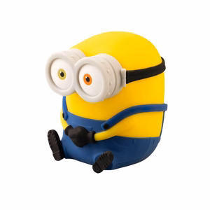 Minions Bobi pehme silikoonist LED-öövalgusti lastele, 15 cm