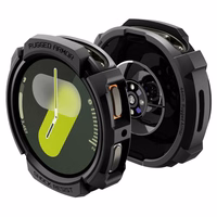 Spigen Rugged Armor Ümbris jaoks Samsung Galaxy Watch 8 44mm - Matt Must