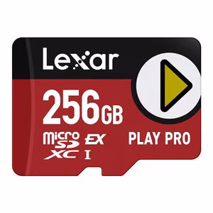 Карта памяти Lexar PLAY Pro microSD Express 7.1 объемом 256 ГБ