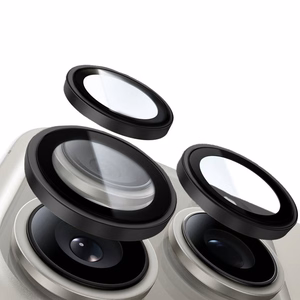 Tel Protect Titanium Lens 99% AR mustad karastatud kaitseklaasid Apple iPhone 18 Pro / 18 Pro Max kaameraläätsedele (3 tk)