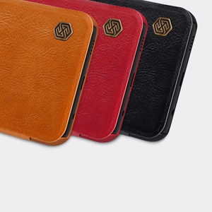 Nillkin Qin nahast ümbris Samsung Galaxy A03s punane