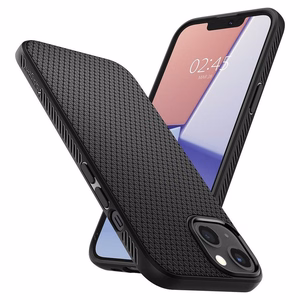 Spigen Liquid Air iPhone 13 ümbris - matt must